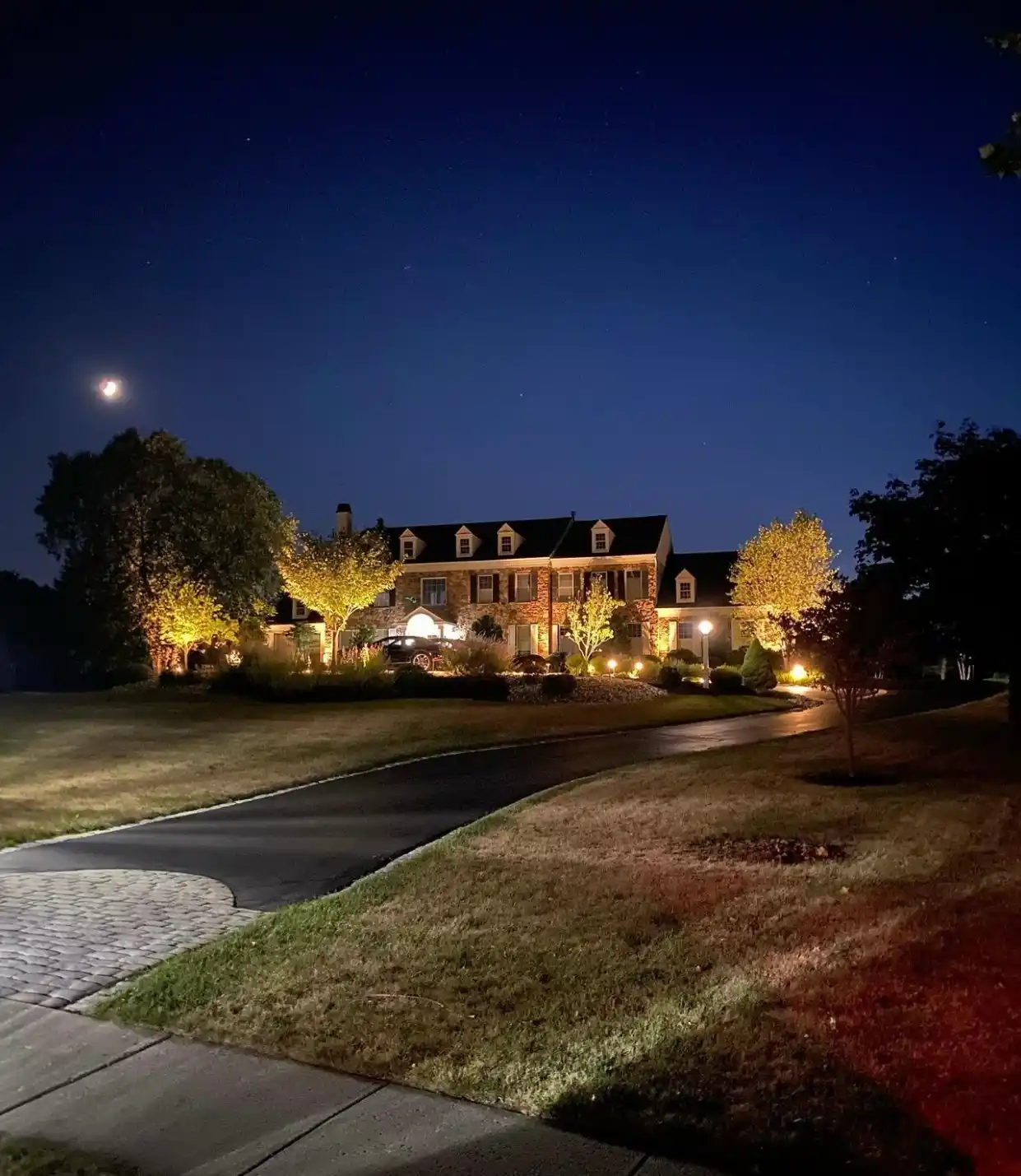 Newtown, PA Landscape Lighting & Audio